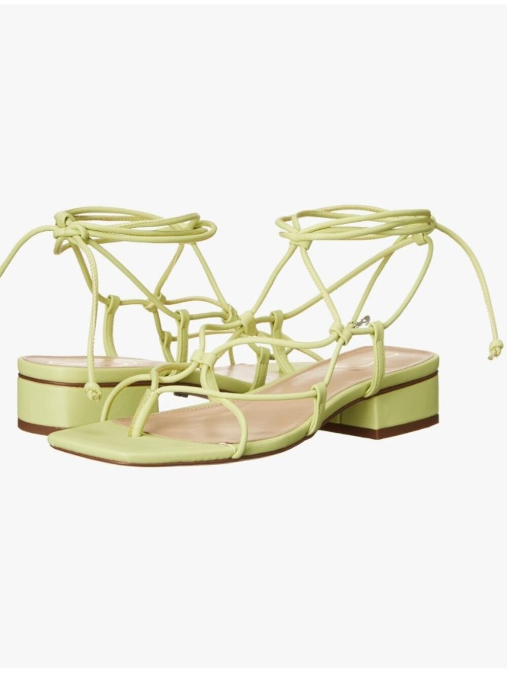 Sam Edelman Women's Daffy Heeled Sandals in Kiwi | 8.5 - Picture 1 of 7